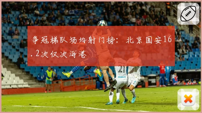争冠梯队场均射门榜：北京国安16.2次仅次海港