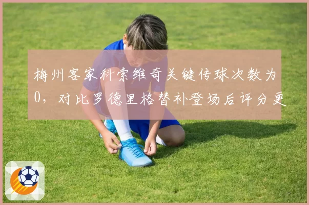梅州客家科索维奇关键传球次数为0，对比罗德里格替补登场后评分更高
