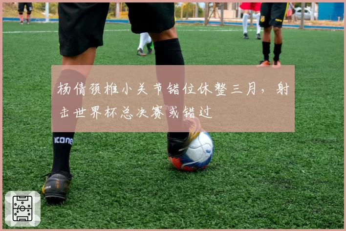 杨倩颈椎小关节错位休整三月,射击世界杯总决赛或错过